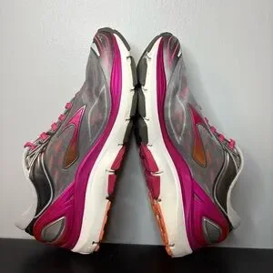 Brooks Shoes Brooks Transcend Womens Running Shoes Gray Pink